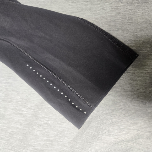 Lululemon Grey Fast Free Crop Reflective Leggings with Pockets Size 4 - Picture 5 of 10